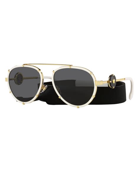 versace sunglasses medusa aviator|Versace glasses unisex.